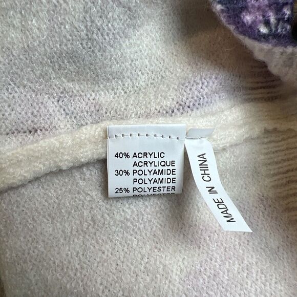 Peace N’ Love Colorful Floral Pullover Crew Neck Sweater Women’s Size Medium? - Picture 4 of 6